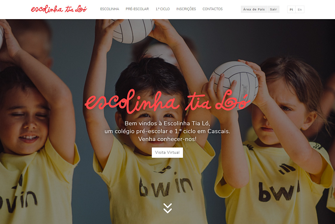 Website Escolinha Tia Ló